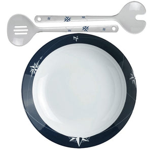 NORTHWIND SALAD BOWL & SERVE CUTLERY