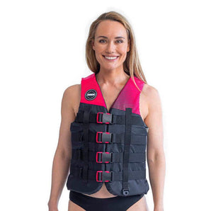 4 BUCKLE VEST HOT PINK