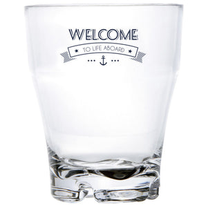 WELCOME TO LIFE STACKABLE GLASS - MS 6 UN