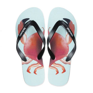 RED CRAB NATURAL RUBBER FLIP FLOPS