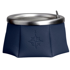 ASHTRAY-HEAVY BLUE NAVY