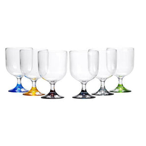 PARTY WINE CUP STACKABLE - COLOR BASE 6 UN