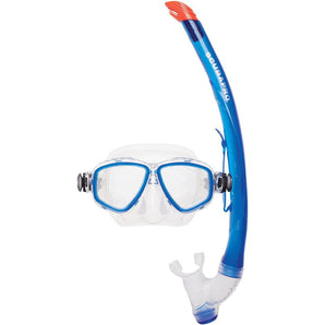 ECCO MASK & SNORKEL KIT T.BLUE