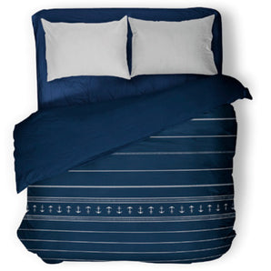 SANTORINI DUVET COVER WITH FILLING - SINGLE BLU