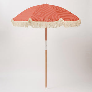 LUXE BEACH UMBRELLA TERRACOTTA