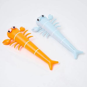 KIDS INFLATABLE NOODLE SONNY THE SEA CREATURE NEON ORANGE