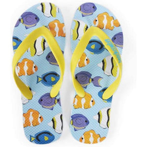 TROPICAL FISH NATURAL RUBBER FLIP FLOP