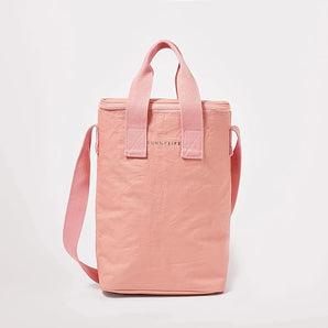 DRINKS COOLER BAG SOFT CORAL