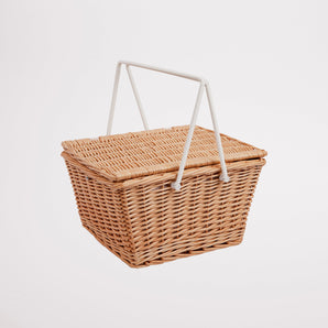 SMALL PICNIC BASKET NATURAL