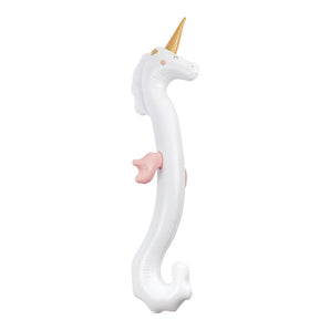 INFLATABLE BUDDY SEAHORSE UNICORN - WHITE