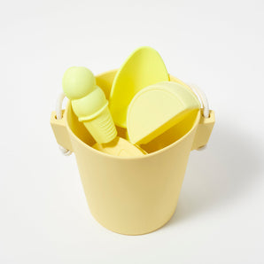 SILICONE BUCKET & SPADE SET CITRUS