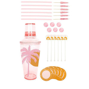 COCKTAIL ESSENTIALS KIT DESERT PALMS - POWDER PINK