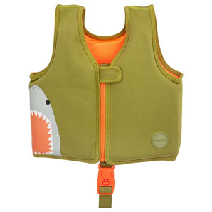 LIFESAVER VEST  SHARK ATTACK - OLIVE