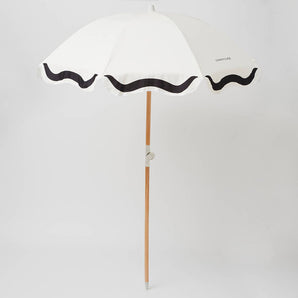 LUXE BEACH UMBRELLA CASA MARBELLA VINTAGE BLACK