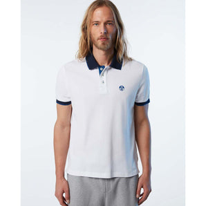 POLO S/S W/GRAPHIC WHITE
