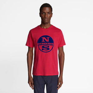T-SHIRT S/S W/GRAPHIC 0230 / RED