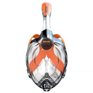 FULL FACE SNORKELING MASK LIBERA  S/KL BLUE CLEAR/ORANGE