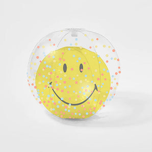 INFLATABLE BEACH BALL SMILEY